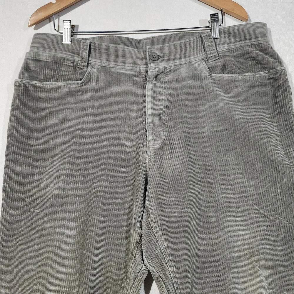 The North Face Cliff Rock Crag Pant Mens 38 Gray Corduroy Relaxed Straight Leg